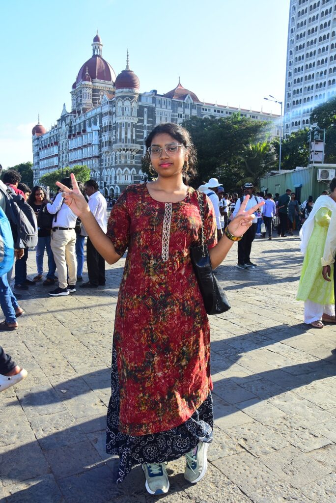 Khyat Kumar at the Gateway of India, Mumbai